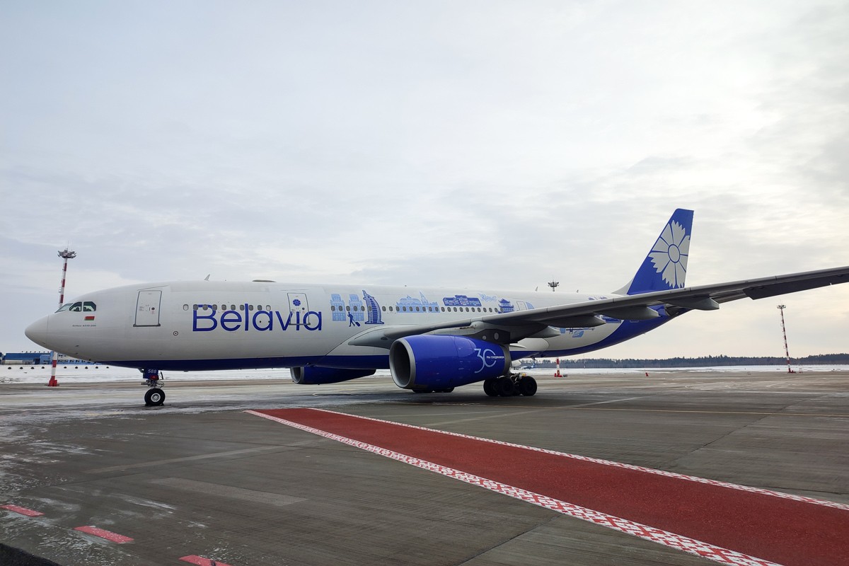 Belavia меняет план полетов из-за ограничений в воздушном пространстве России