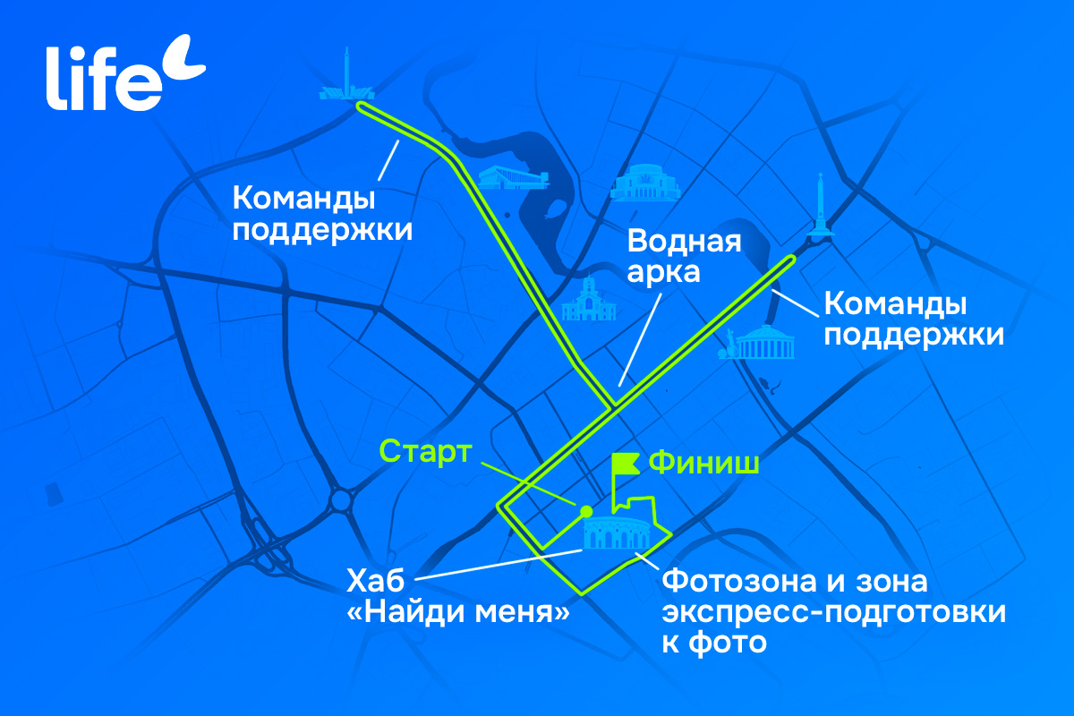 Life создаст маршрут поддержки для участников Минского полумарафона