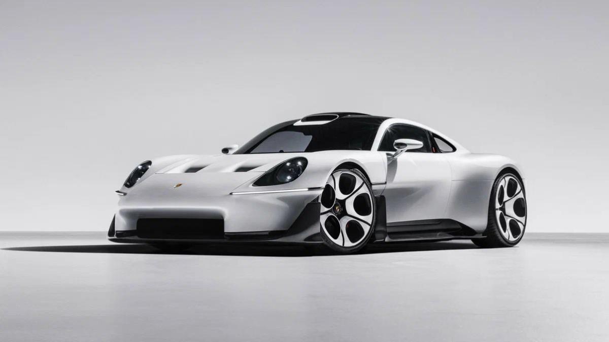 Porsche представила суперкар Mission S. В нем смартфон заменит экран мультимедиа