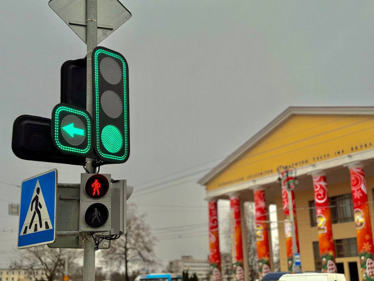На дорогах Беларуси появились необычные светофоры 