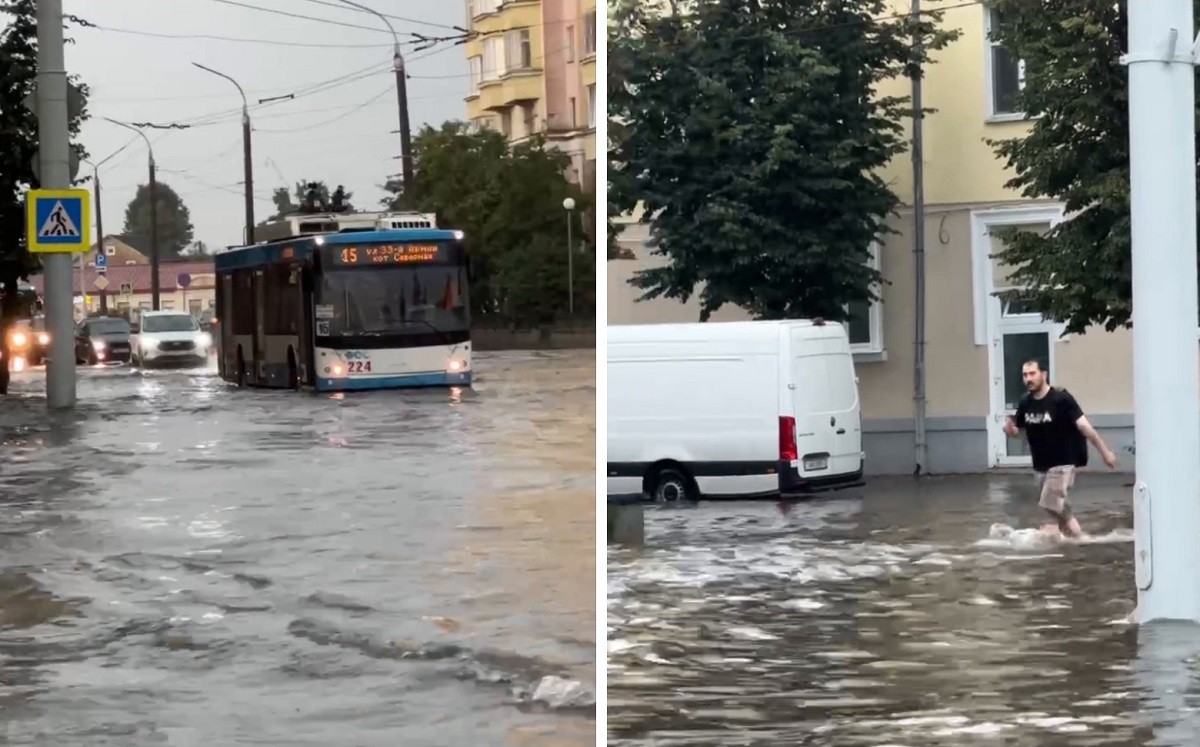 Заблокированные поезда и дома без света: ночью по Беларуси прошел грозовой фронт