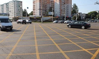 В Минске появилась «вафельная» разметка. Что она значит