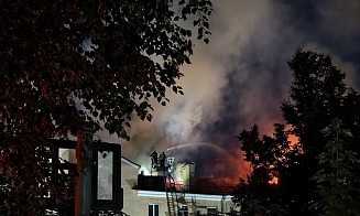 Что происходит в доме на Ленина в центре Минска, где почти всю ночь тушили сильный пожар